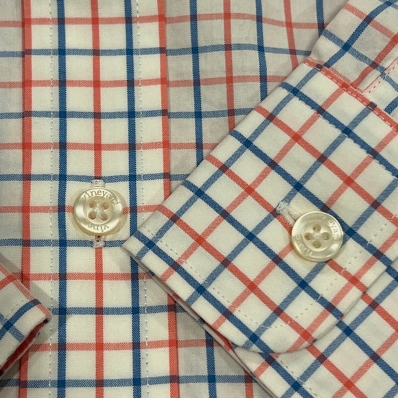 VINEYARD VINES MENS PLAID BUTTON DOWN WHALE SHIRT SZ XL - Picture 3 of 5
